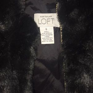 Faux fur vest